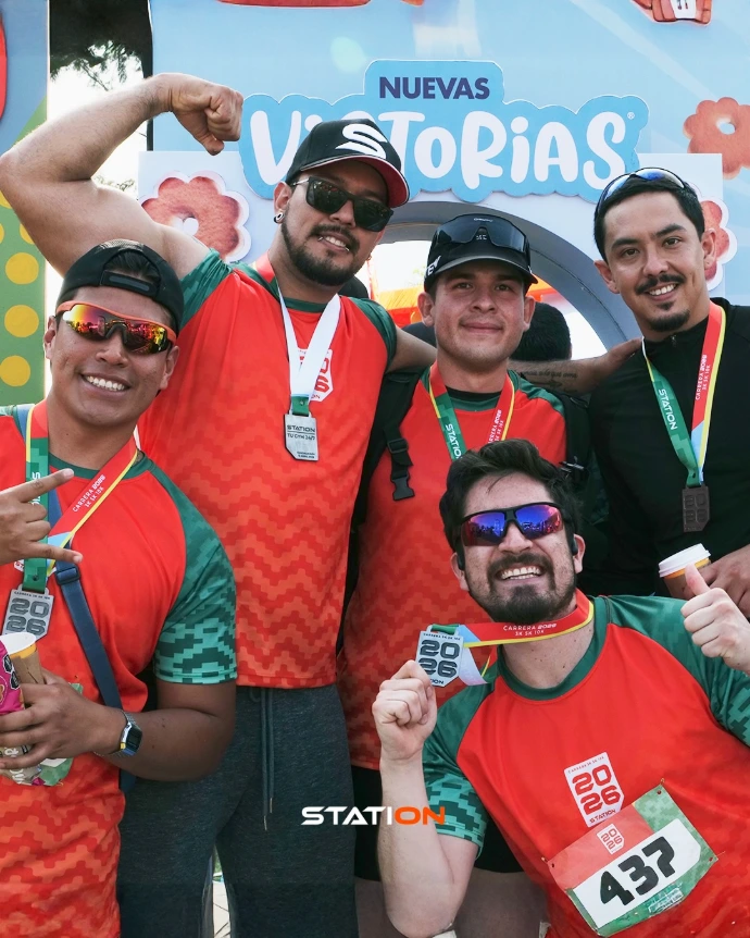 Participantes de la Carrera Station